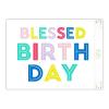 Creative Brands Faithworks-Colorful Reusable Adhesive Wall Decal, 28 x 20-Inch, Blessed Birthday view 2