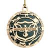 3" Handcrafted Wooden Border Patrol Christmas Ornament with Solid Background - Customized Holiday Decor to Honor Border Patrol Agents view 1