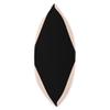 4 Black and Beige Abstract Triangle Design Throw Pillow view 2