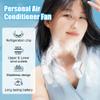 JYYBN 720 Cooling Bladeless Neck Fan Personal AC Cooling Fan with Refrigeration Chip, Upper & Lower 80PCS Wind Outlets Strong Airflow Rechargeable Portable Fan for Travel, Walking, Outdoor view 4