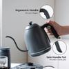 BUYDEEM K821 Electric Gooseneck Kettle with Variable Temperature Control, Pour Over Coffee Tea Kettle, Durable 18/8 Stainless Steel, Auto Keep Warm & Built in Brewing Timer, 0.8L view 3