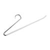 25 Pc 15" Chrome Slacks Pant Trouser Hangers Metal Open-End Non Slip Hanging Clothes view 2