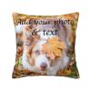 Personalized Throw Pillow Case Custom Photo and Text Decorative Pillow Cover Personalised Pillowcase Gifts for Him Her Family Valentine's Day Mother's Day Christmas Birthday 20"X20" view 1