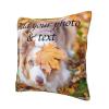 Personalized Throw Pillow Case Custom Photo and Text Decorative Pillow Cover Personalised Pillowcase Gifts for Him Her Family Valentine's Day Mother's Day Christmas Birthday 20"X20" view 3