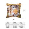 Personalized Throw Pillow Case Custom Photo and Text Decorative Pillow Cover Personalised Pillowcase Gifts for Him Her Family Valentine's Day Mother's Day Christmas Birthday 20"X20" view 4