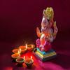 AANSSS 30 Pack Natural India Crafted Earthen Clay Diya/Oil Lamp/ Welcome Diya Deepak for Diwali/Gift/Decoration(30 Pack) view 3
