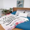 NAZENTI Blankets for Mom, Personalized Gifts for Mom for Christmas Mothers Day Custom Mom Gifts Mom Birthday Gifts for Mom from Daughter Son, Mom Gifts for Mother's Day Throw Fleece Sherpa Blanket view 3