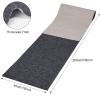 Nuanchu 1 Roll Large Semi Finished Outdoor Mat 16 x 79 Inch Narrow Door Mat Non Slip Boot Rugs Waterproof Carpet Roll for Bathroom Entryway Indoor Outdoor (Classic Grey) view 2
