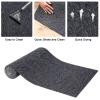 Nuanchu 1 Roll Large Semi Finished Outdoor Mat 16 x 79 Inch Narrow Door Mat Non Slip Boot Rugs Waterproof Carpet Roll for Bathroom Entryway Indoor Outdoor (Classic Grey) view 4
