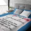 Blankets for Grandma, Personalized Gifts for Grandma for Christmas Mothers Day ,Custom Grandma Gifts Birthday Gifts for Grandma from Daughter Son, Grandma Gifts for Mother's Day Throw Fleece Blanket view 3