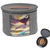 Felt Hat Storage Bucket,Portable Pressure and Dirty Travel Storage Bag,Perspective Clothing Toy Storage Bag Hat Storage Box Men and Women Hat Storage Box view 1