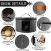Felt Hat Storage Bucket,Portable Pressure and Dirty Travel Storage Bag,Perspective Clothing Toy Storage Bag Hat Storage Box Men and Women Hat Storage Box view 2