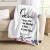 Blankets for Nana, Personalized Gifts for Nana for Christmas Mothers Day Custom Nana Gifts Nana Birthday Gifts for Nana from Daughter Son, Nana Gifts for Mother's Day Throw Fleece Sherpa Blanket view 2