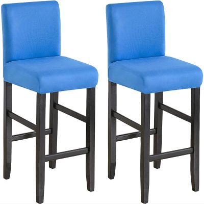 Telusu Stretchy Bar Stool Covers 2/4/ 6 Pack Soft Barstool Slipcover Furniture Chair Seat Cover with Elastic Bottom Washable Short Back Dining Chair Covers for Wedding Party