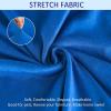 Telusu Stretchy Bar Stool Covers 2/4/ 6 Pack Soft Barstool Slipcover Furniture Chair Seat Cover with Elastic Bottom Washable Short Back Dining Chair Covers for Wedding Party view 4