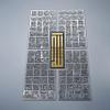 Asma Ul Husna 99 Names of Allah Kufic Islamic Wall Art, Asmaul Husna Acrylic and Wood Wall Art, Islamic Home Decor, Ramadan Decor, Eid Gifts (In Gold Out Silver, 50 x 86 cm | 20 x 34 inches) view 3