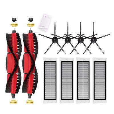 CRNVR Replacement Accessories Compatible with XiaoMi for Roborock S5 Max S50 S55 S6 S6 Pure Vacuum Cleaner Parts Washable HEPA Filter Main Brush (Color : SMT371)
