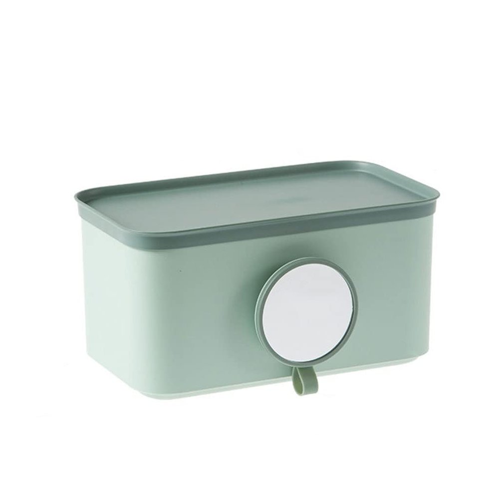 Tissue Dispenser Box Wall-Mounted Paper Towel Box Pump Paper Tissue Box Napkin Booth Booth Tissue Box Holder (Color : B)