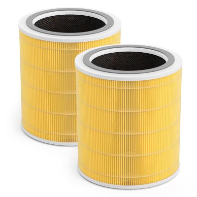 Ulrempart Replacement Filter Compatible with LEVOIT Model Core 400S, Core 400, Part# Core 400s-RF, 400S-RF-PA | 2-Pack Yellow