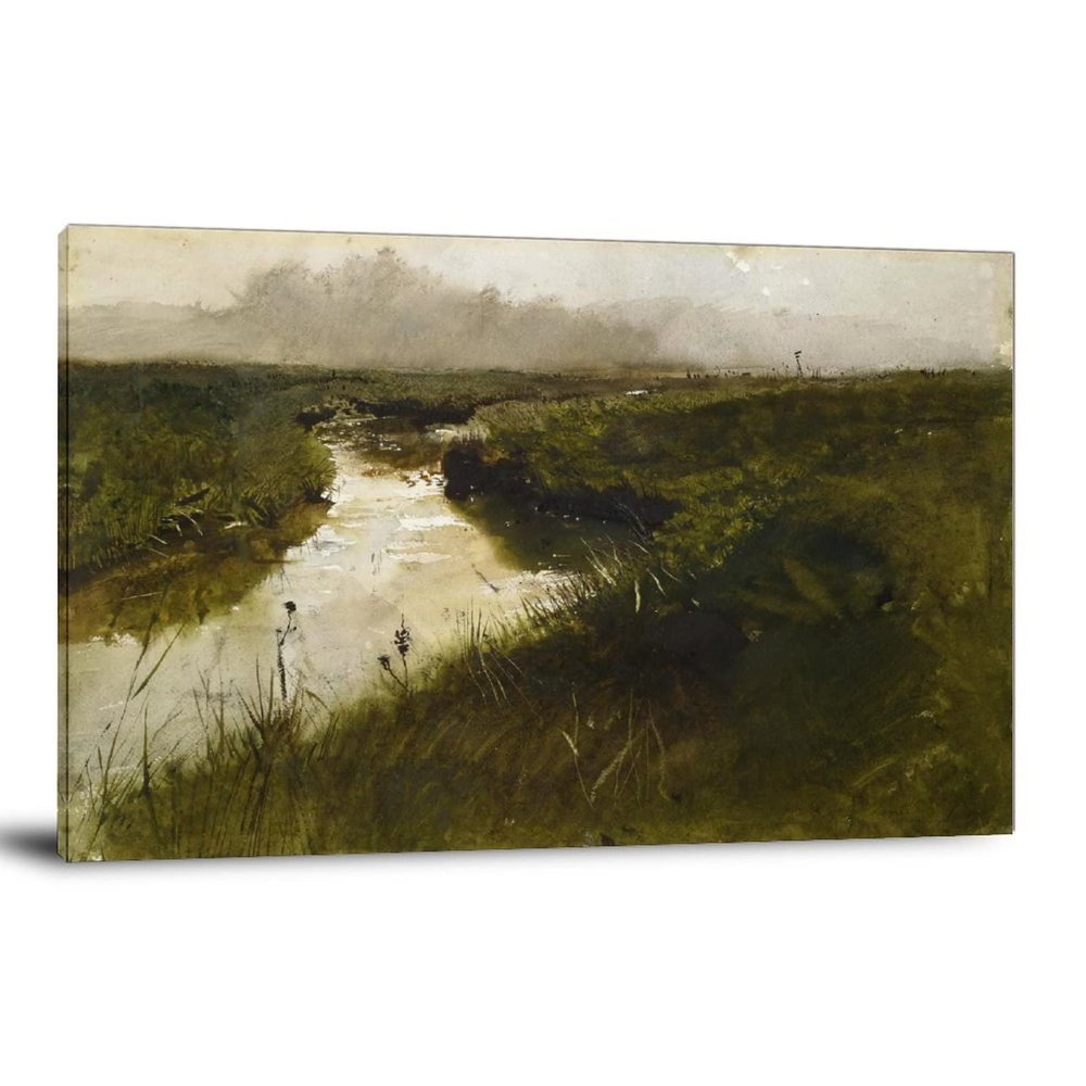 28 Andrew Wyeth Famous Paintings Wessaweskeag Poster Decorative Painting Canvas Wall Art Living Room Posters Bedroom Painting 24x36inch(60x90cm)