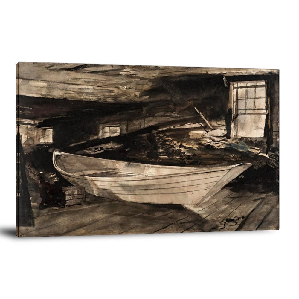 28 Andrew Wyeth Famous Paintings Winter Quarters Poster Decorative Painting Canvas Wall Art Living Room Posters Bedroom Painting 24x36inch(60x90cm)
