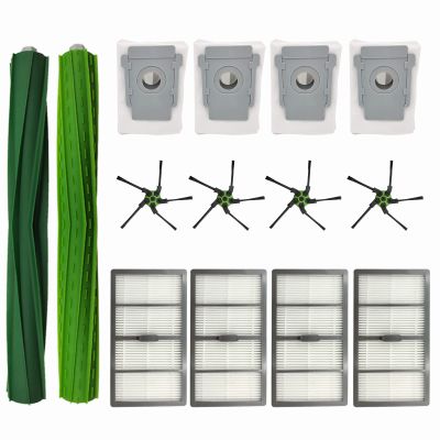 Accessory Set for iRobot Roomba S9 S9+ Robot Vacuum Cleaner, Main Brush, Hepa Filter, Dust Bag, Side Brushes, Replacement Part Kit (S9/S9+)