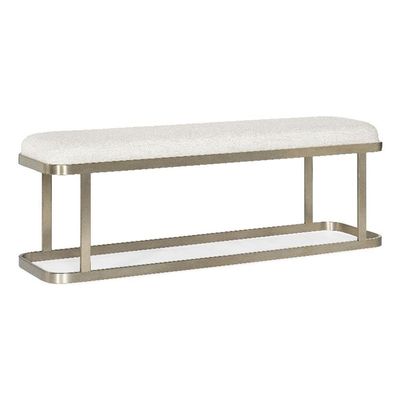 Hooker Furniture Bedroom Linville Falls River Branch Upholstered Bench
