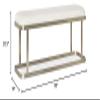 Hooker Furniture Bedroom Linville Falls River Branch Upholstered Bench view 2