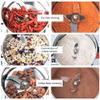 BHFRYU Grain Crusher 1000g Electric Mill Swing Type Stainless Steel Grain Cereal Mill Flour Powder Machine Herb Pulverizer Superfine Powder Machine view 2