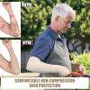 8 Pairs Elderly Skin Protector Sleeves Tear Bruise Protective Arm Sleeve for Arms Wrists Sensitive Thin Skin from Abrasions Tear Bruise Sun Exposure (Nude Color) view 2