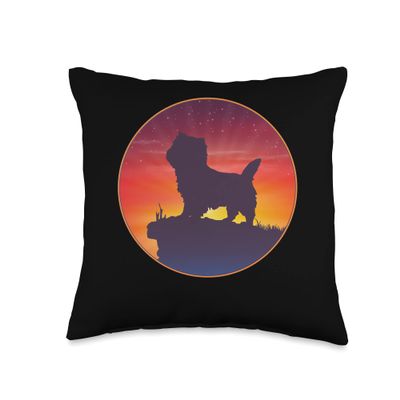 Cairn Terrier Dog Breed Throw Pillow