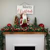 Northlight 6' Traditional Colors 2-Finish Shatterproof Ball Christmas Garland, 6', Red view 2