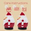 100 North ESNCHMG-ST-2PK Jolly Red Santa Claus Christmas Character 17 ounce Glossy Ceramic Coffee Tea Cup Mug For Your Favorite Morning Brew Pack of 2 view 3