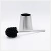 Eviva Modern Toilet Bowl Brush and Holder - Metal Toilet Brushes for Bathroom - Toilet Bowl Cleaner Brush with Lid - Toilet Scrubber Bathroom Brush Set - Tapered Bathroom Toilet Brush Accent Piece view 1