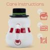 100 North Chubby White Snowman with Black Top Hat Christmas Character 17 ounce Glossy Ceramic Coffee Tea Cup Mug For Your Favorite Morning Brew view 3