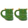 100 North Emerald Green Fire Breathing Dragon Character 17 ounce Glossy Ceramic Coffee Tea Cup Mug For Your Favorite Morning Brew Pack of 2 view 4
