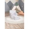 Delsit Toddler Chair with Footrest - European Made Lightweight Kids Armchair - Comfortable Reading Chair for Kids - Stylish Playroom Decor - Perfect for Toddlers & Children | (Gray with Clouds) view 2