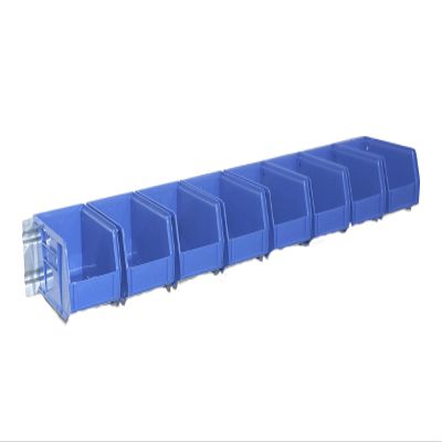 Northland Online Bin Organization Bar (36" Bin Organization Bar with 8 Blue Bins)