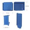 Northland Online Bin Organization Bar (36" Bin Organization Bar with 8 Blue Bins) view 2