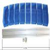 Northland Online Bin Organization Bar (36" Bin Organization Bar with 8 Blue Bins) view 3