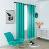 2 Pannels Combined Size) Blackout Grommet Polyester Blend Curtains Perfect for Making Your Bedroom and Living Room Beautifull Turquoise,(Wide 42 Inch by 84 Inch Long-2 Pannels Combined Size)) view 4