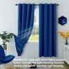 2 Pannels Combined Size) Blackout Grommet Polyester Blend Curtains Perfect for Making Your Bedroom and Living Room Beautifull Royal Blue,(Wide 42 Inch by 84 Inch Long-2 Pannels Combined Size)) view 2