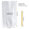 Mantah Reusable Bread Bags with Ties, Clear, 201 Bags and Ties, For Homemade Bread and Bakery Loaf, Adjustable view 2
