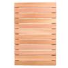 bingaai Cedar Wood Shower Mat, Cedar Wooden Bath Mats, Wood Bath Mat 23.6  15.7 in, Shower Stall Mat Non-Slip for Bathroom Bathtub Spa Sauna Garden Home, Wooden Floor Mat Large for Indoor and Outdoor view 1