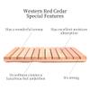 bingaai Cedar Wood Shower Mat, Cedar Wooden Bath Mats, Wood Bath Mat 23.6  15.7 in, Shower Stall Mat Non-Slip for Bathroom Bathtub Spa Sauna Garden Home, Wooden Floor Mat Large for Indoor and Outdoor view 3