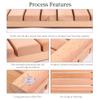 bingaai Cedar Wood Shower Mat, Cedar Wooden Bath Mats, Wood Bath Mat 23.6  15.7 in, Shower Stall Mat Non-Slip for Bathroom Bathtub Spa Sauna Garden Home, Wooden Floor Mat Large for Indoor and Outdoor view 4