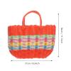 Basket woven shopping basket african market woven straw African Shopping view 2