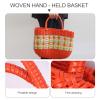 Basket woven shopping basket african market woven straw African Shopping view 4