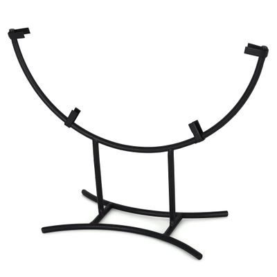 Milltown Merchants Round Metal Display Stand - Hoisted Display Stand - Fused Glass Art Base - Plate Stand/Plate Holder - Round Art Panel Stand (3, 10 inch)