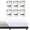 6 PK Premium Vinyl Mattress Cover Waterproof Heavy Duty Bed Protector Twin Size view 2
